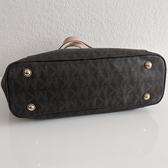 Michael Kors Brown Logo Tote - Picture 3 of 8